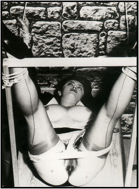 b-move star celeb tied to a dungeon table