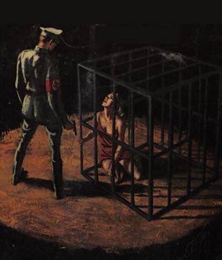 nazi prisoner pulp novel cover art