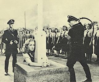 public whipping of a girl in the hitler youth