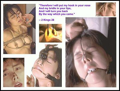 nose hooks with a bible verse