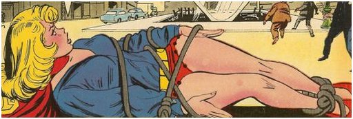 supergirl bound in rope