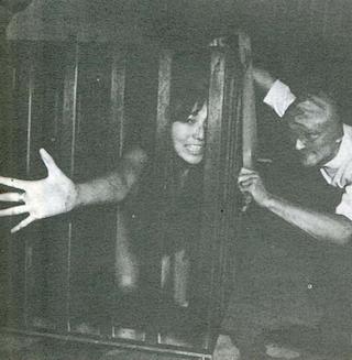 vintage caged girl