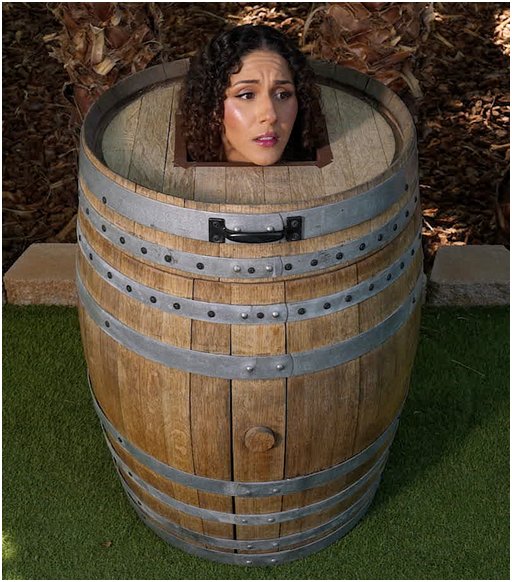 lesbian in a barrel