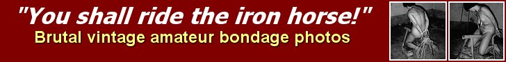Bondage Blog Post: Riding The Iron Horse