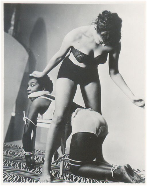 vintage interracial lesbian bondage spanking