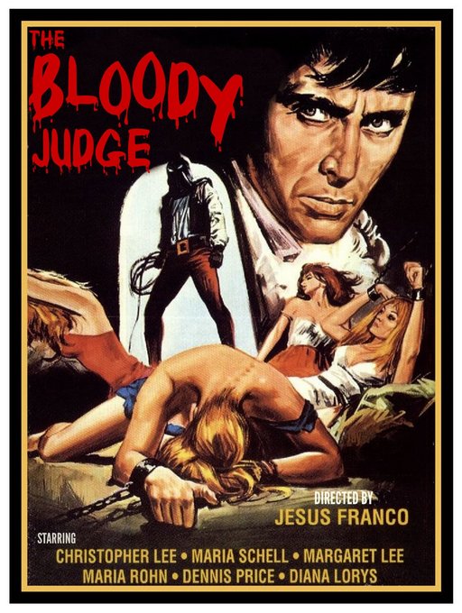 bloody judge lobby card artwork