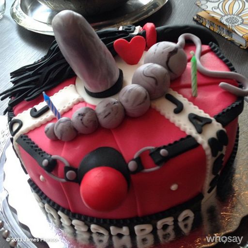 James Franco\'s kinky birthday cake