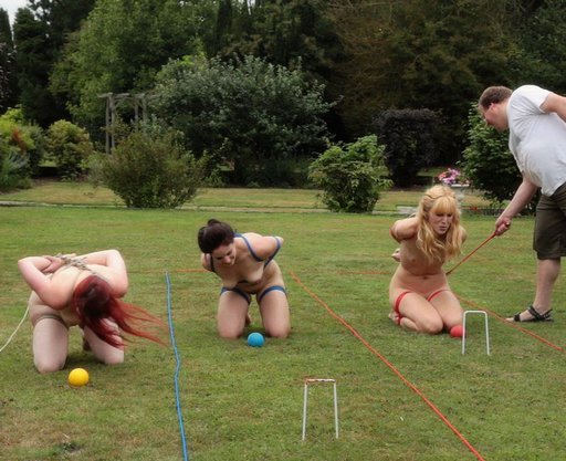 naked girl bondage croquet