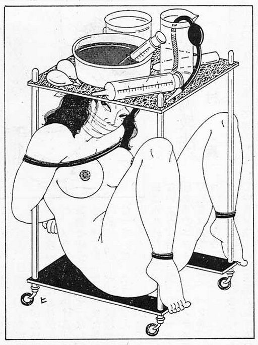 japanese bondage enema cart