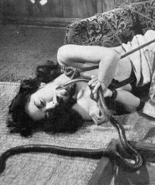 bondage-snake-handling burlesque act