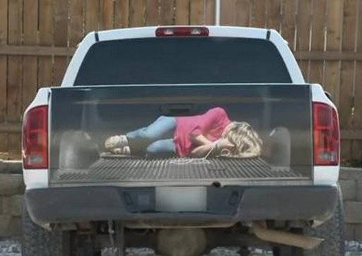 tailgate bondage decal for pickup trucks