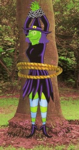 bukkake witch in bondage