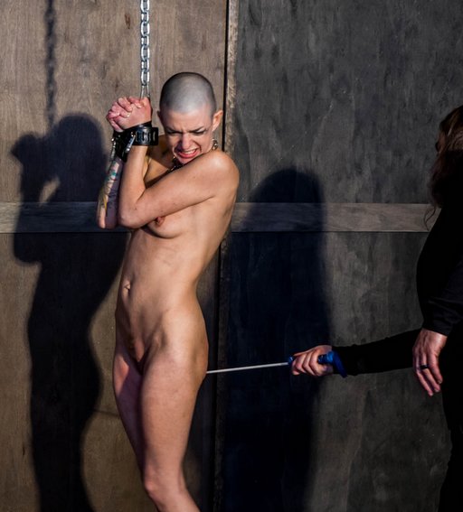 caned in a dungeon