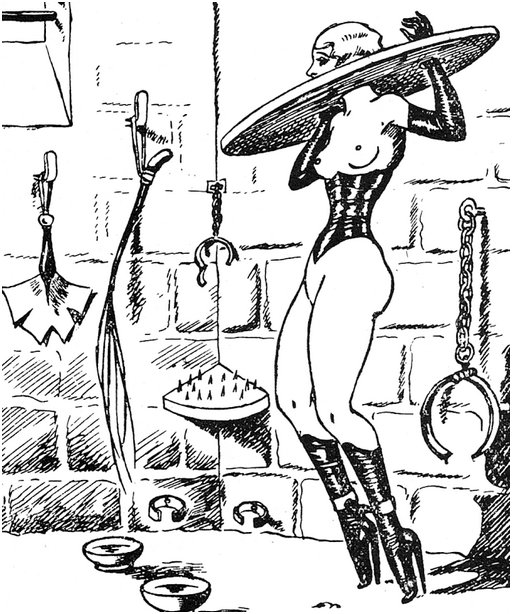 helpless prisoner in a pain dungeon