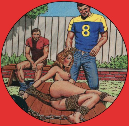 cover art from Chained Cheerleader stroke book