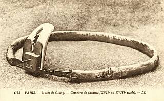 old steel chastity belt