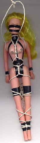bondage barbie doll x-mas ornament