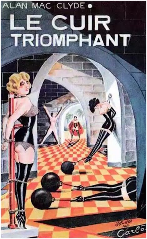 a femdom dungeon book cover by Carlo