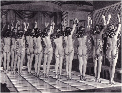 naked in chains exotic burlesque dancers in postwar Paris