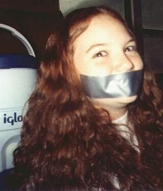 girl gagged with duct tape