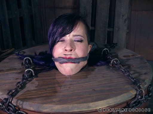 after her water torture gagged with a sponge