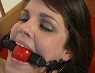 lovely girl gagged tied and fucked