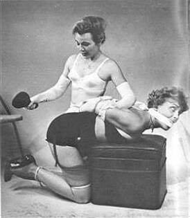 vintage bondage and spanking photo