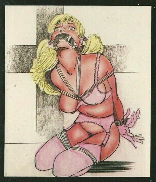 gagged blonde bondage stroke book cover girl