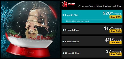 kink unlimited holiday discounts