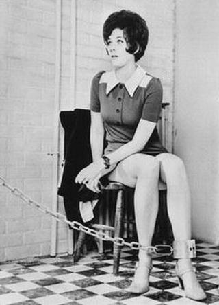 bondage photo of linda thorson from the avengers tv show