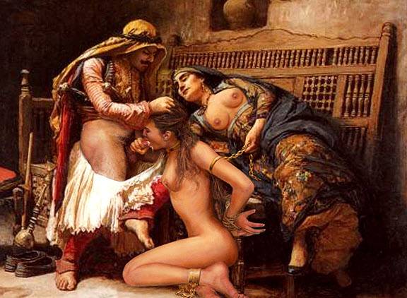 Orientalist Slavegirl Blowjob