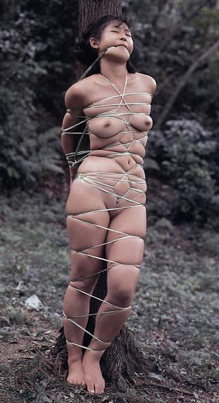 japanese rope bondage outdoors