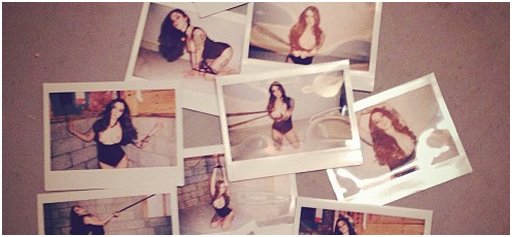 a low-res collection of bondage polaroids