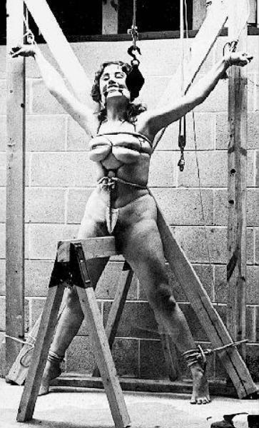 vintage strict bondage with pussy pain