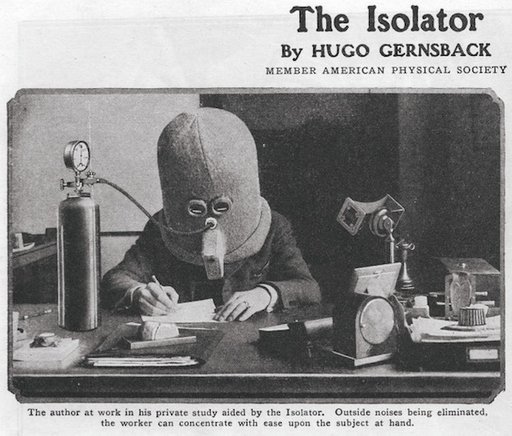 the isolator hood for authors