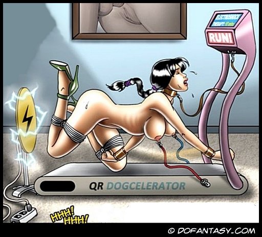 electrified puppygirl treadmill