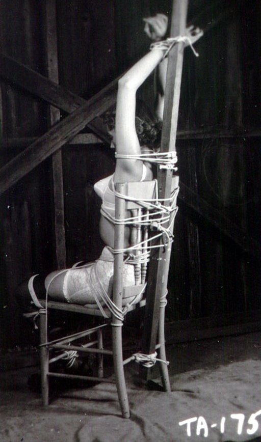 chair bondage, vintage