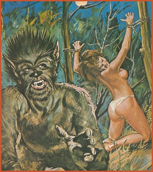 fumetti cover horror bondage monster sex